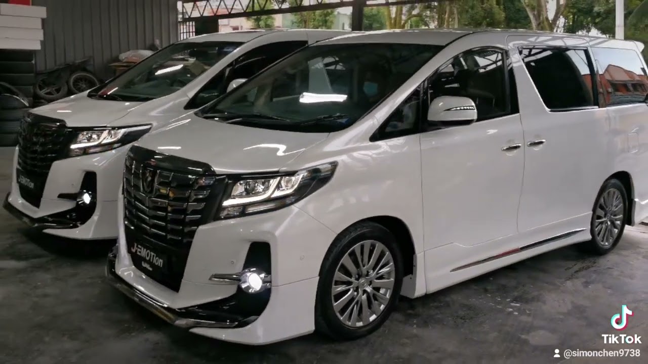 TOYOTA ALPHARD ANH10 AND ANH20 CONVERT TO AGH30 2015-17 BODY PARTS AND BODY KIT (J-EMOTION DESIGN)