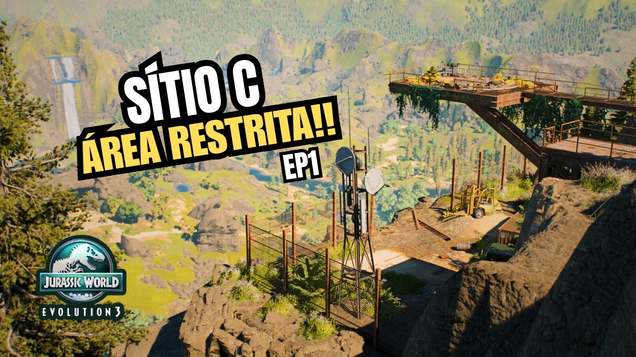 Criei um Ecossistema PROIBIDO! | SÍTIO C: Valle de la Sierra | Jurassic World Evolution 3 | EP1