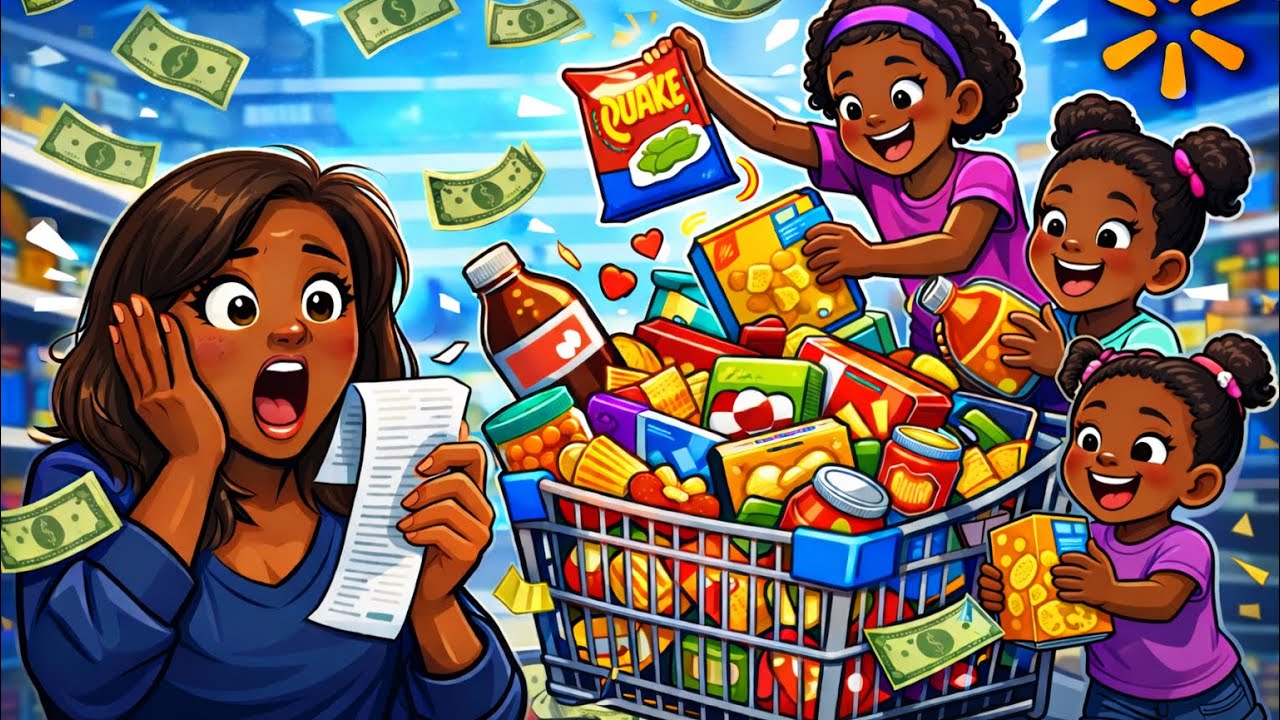 I learned my lesson… NEVER take hungry kids grocery shopping 🛒😭 #explore #fyp 