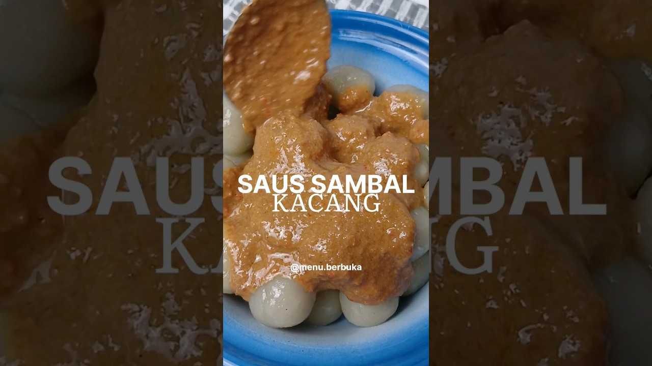 Cara Mudah Bikin Saus Sambal Kacang Buat Cilok #shorts #sambalkacang #cilok #caramudah