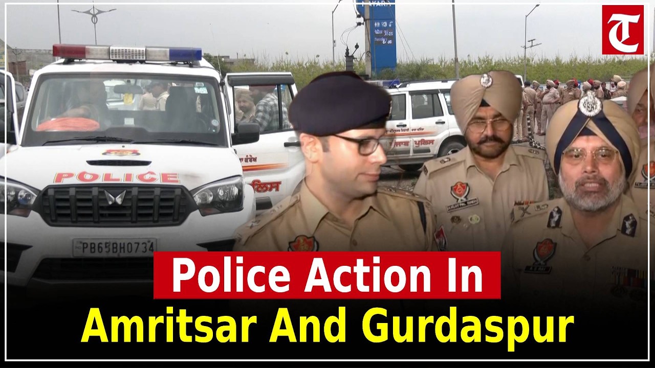 Punjab Police conducts search ops in Amritsar and anti-drug drive across Gurdaspur hospitals.