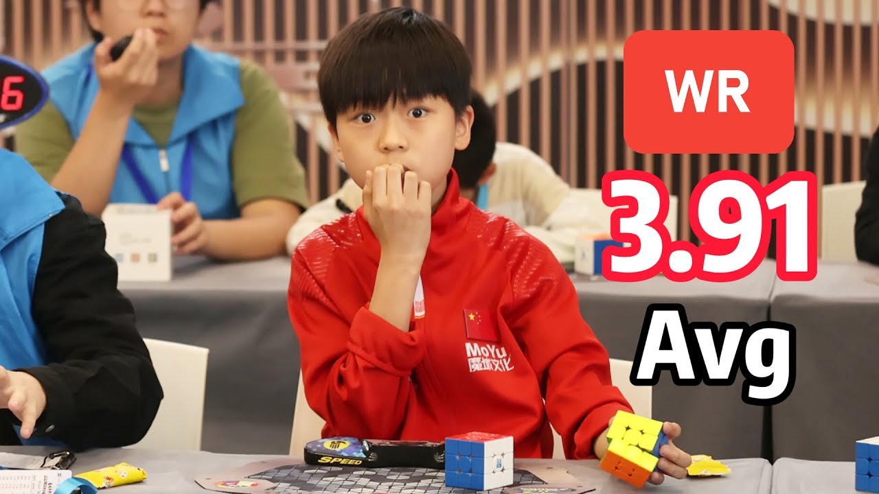 [4K120FPS] 3.91 3x3 WR Avg Yiheng Wang🇨🇳 | Lishui Open 2025