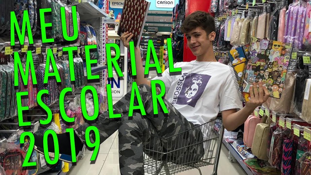 MEU MATERIAL ESCOLAR 2019 - João Guilherme