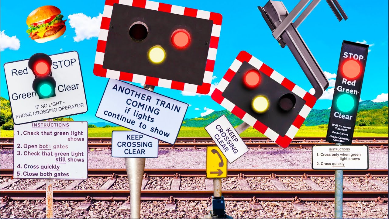 Railroad Crossing Trying Hard to Lose Weight