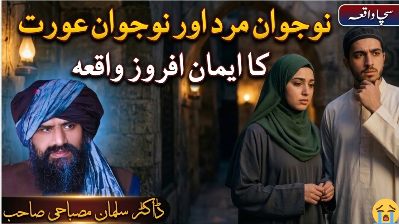 نوجوان مرد اور نوجوان عورت کا ایمان افروز واقعہ 😭 | ڈاکٹر سلیمان مصباحی | حیا اور عفت کا سبق