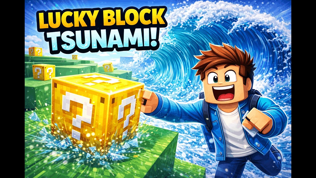 Otwieram lucky block w escape tsunami for brainrot