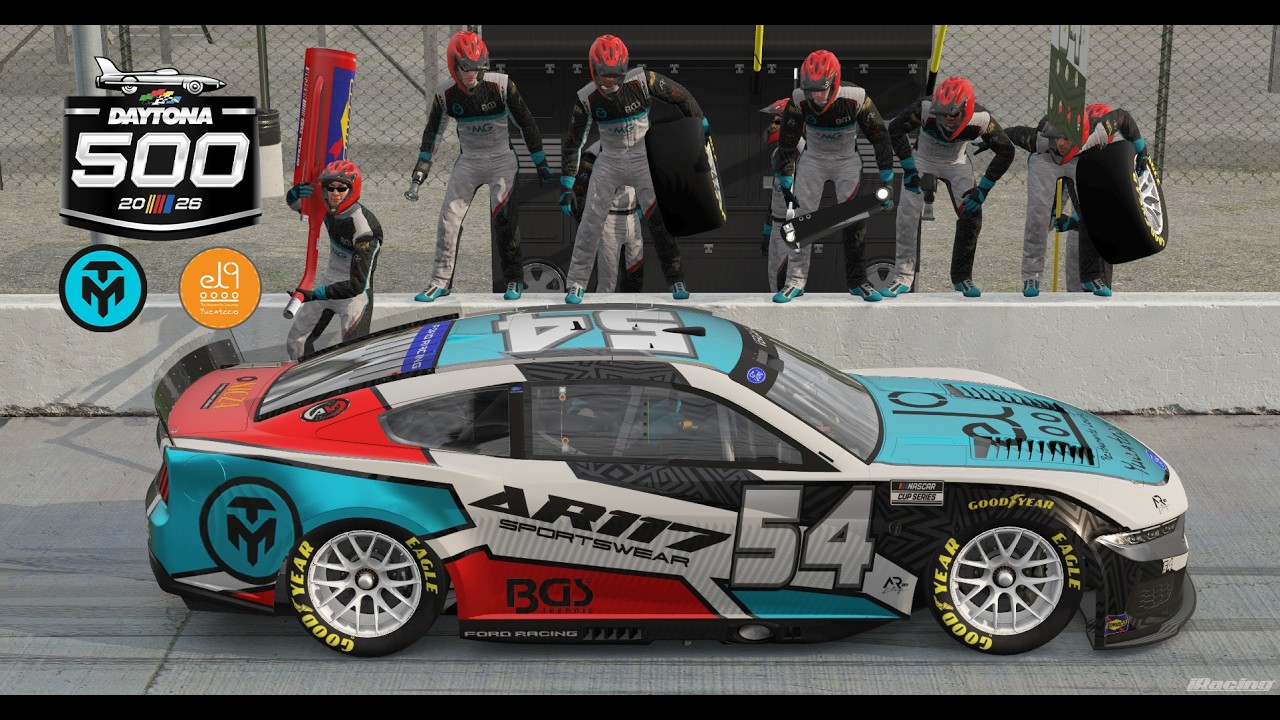 Resumen Nascar Daytona 500 Virtual @iRacingOfficial