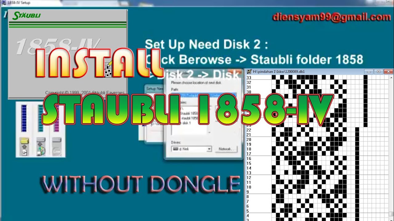 HOW INSTALLS STAUBLI 1858 IV WITHOUT DONGLE