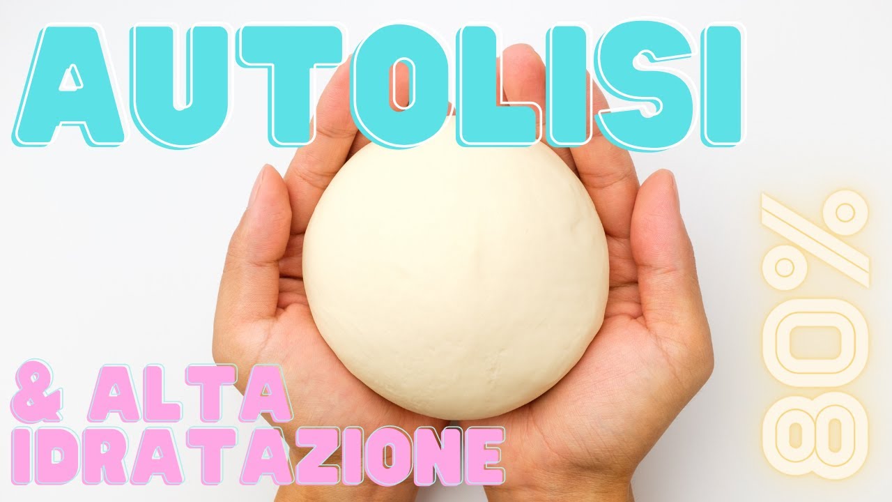 Impasto ad alta idratazione (80%) sfruttando l'autolisi. Procedimento completo.
