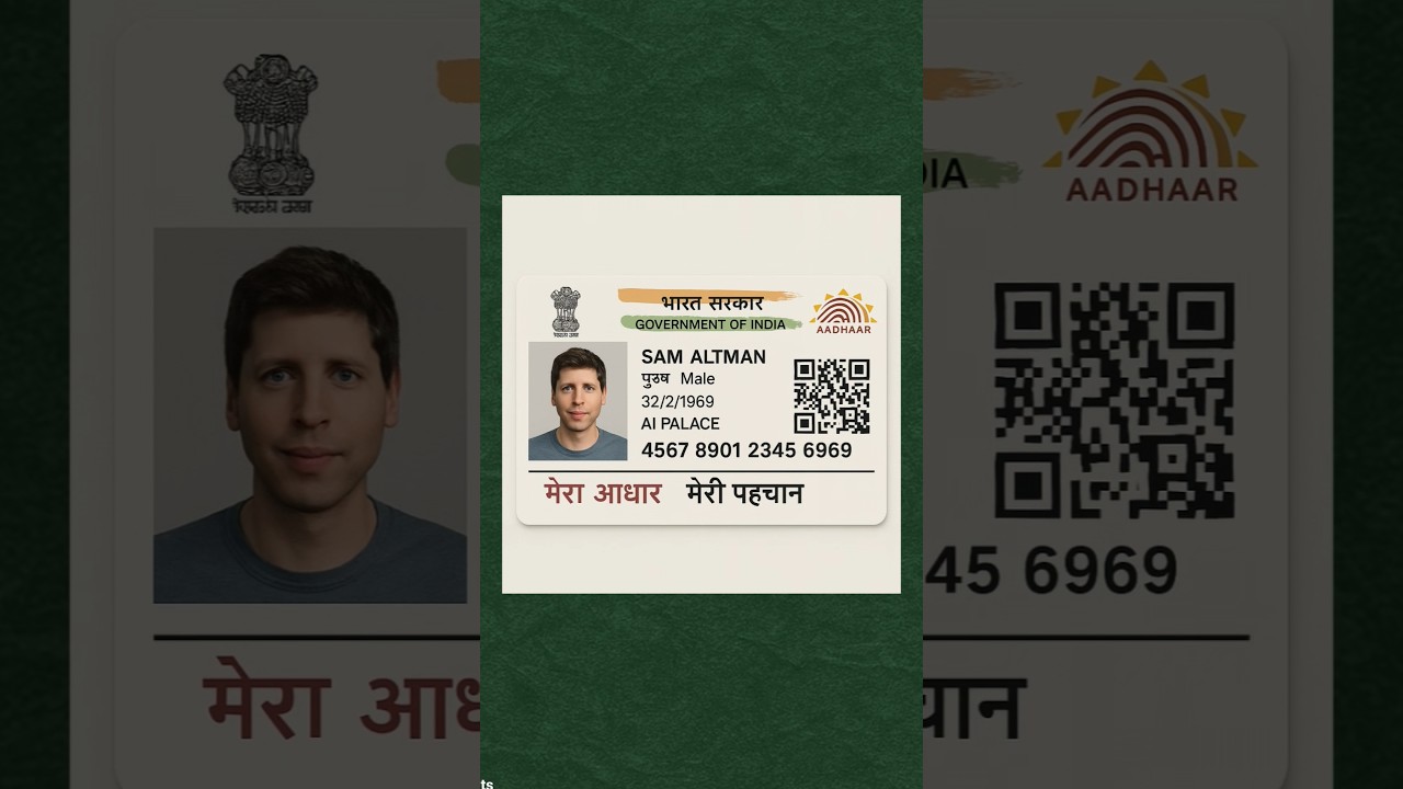 Be aware | Ai can create your fake AADHAR CARD & PAN CARD! #chatgpt #aiconcerns #fakedocuments