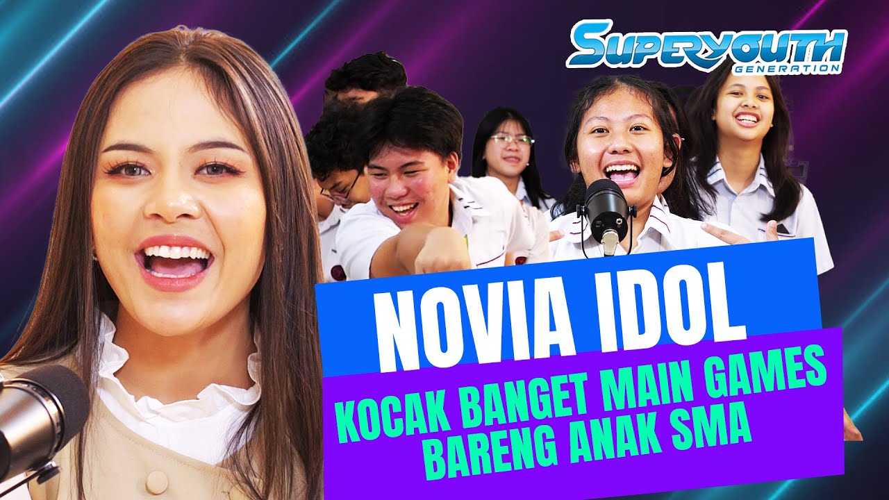 NOVIA SITUMEANG IDOL SERU BANGET MAIN GAMES BARENG SMA TUNAS BANGSA SUNTER | #superyouth