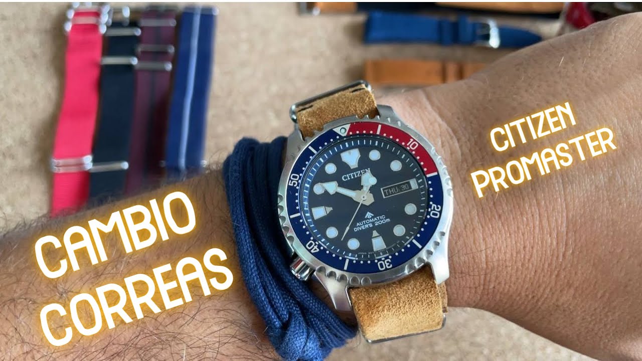 Cambio de Correas Citizen Promaster NY0086 ⌚ ¿Cual te gusta mas?