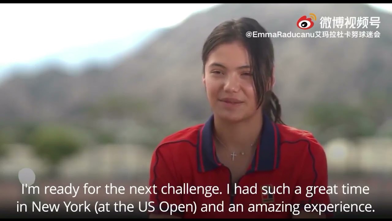 Emma Raducanu quick interview at Indian Wells