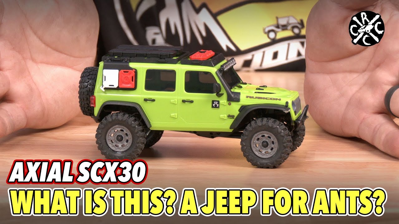 Распаковка и первые впечатления Axial SCX30 Jeep Rubicon.