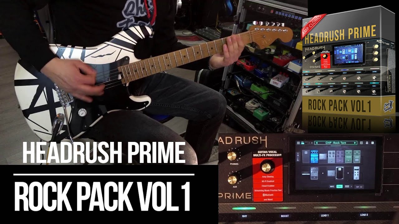 Headrush Prime Amp Clones | Rock Pack vol1 | Playthrough Demo (Amps Collection)