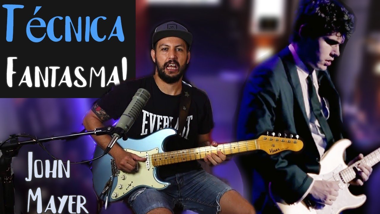 Técnica GHOST notes - John Mayer - Una herramienta para IMPROVISAR!!🎸 golpes fantasma