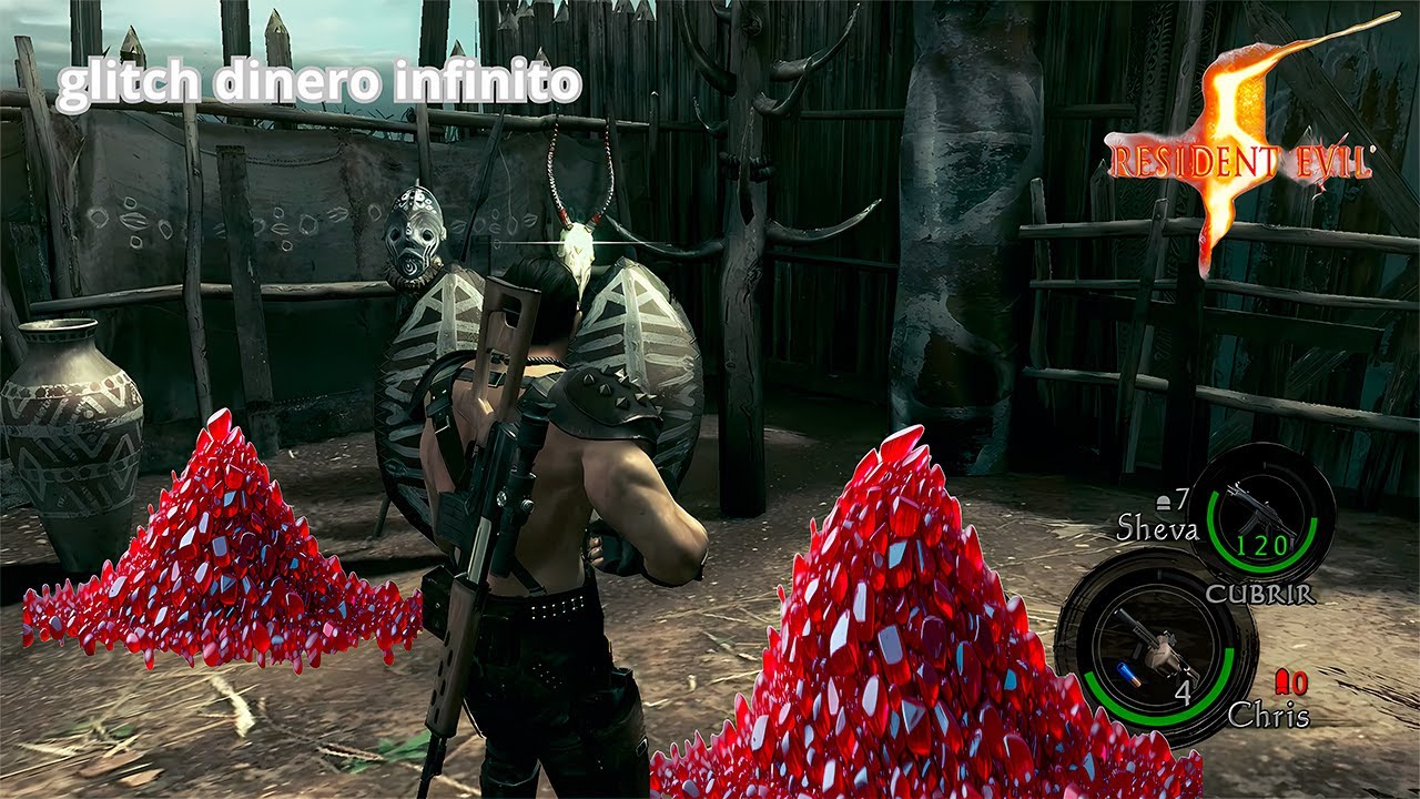 Mejora todas tus armas truco dinero infinito en Resident Evil 5