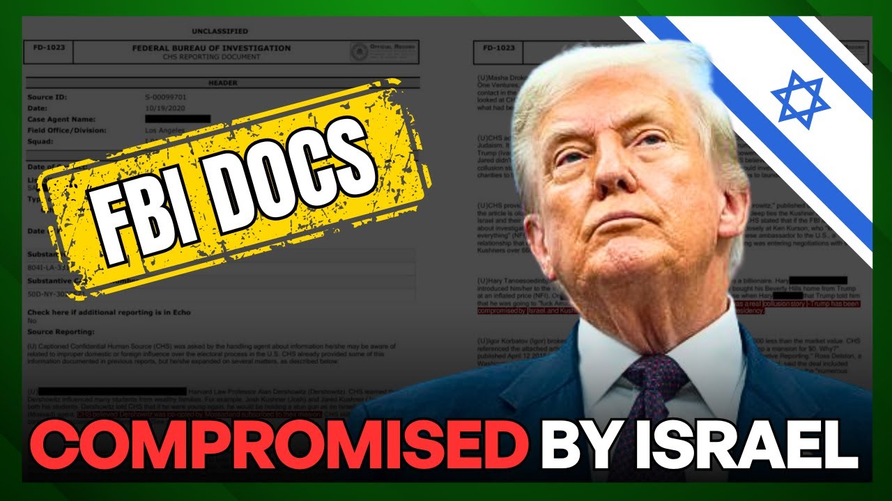 New Epstein Docs Reveal Trump Compromised By Israel