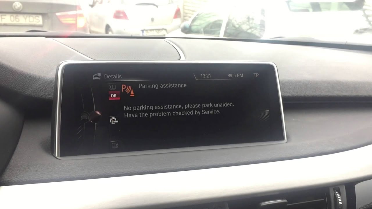 BMW X5 2015 PDC Parking failing