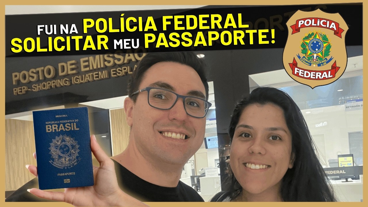 Fui na POLÍCIA FEDERAL: Como foi meu ATENDIMENTO para SOLICITAR meu PASSAPORTE