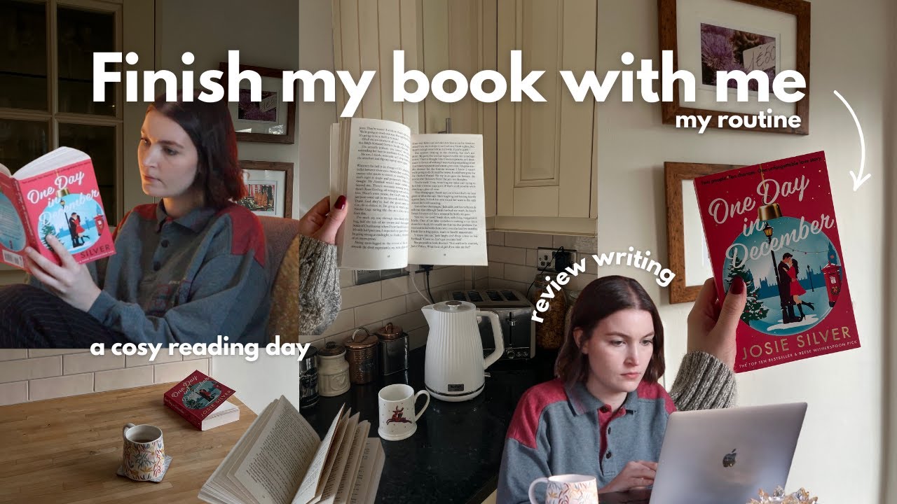 Читаем вместе дома 🥰📚 (уютный видеоблог о чтении) | Дочитываем книгу вместе | Книжный Рождество 🎄