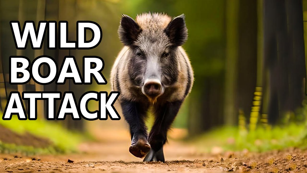 What to do if a wild boar attacks you 🐗