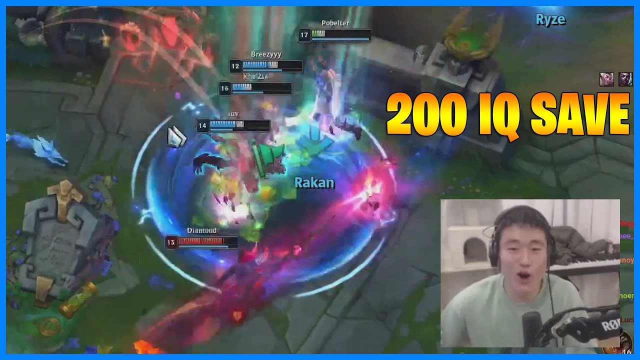 200 IQ SAVE - LoL Daily Moments