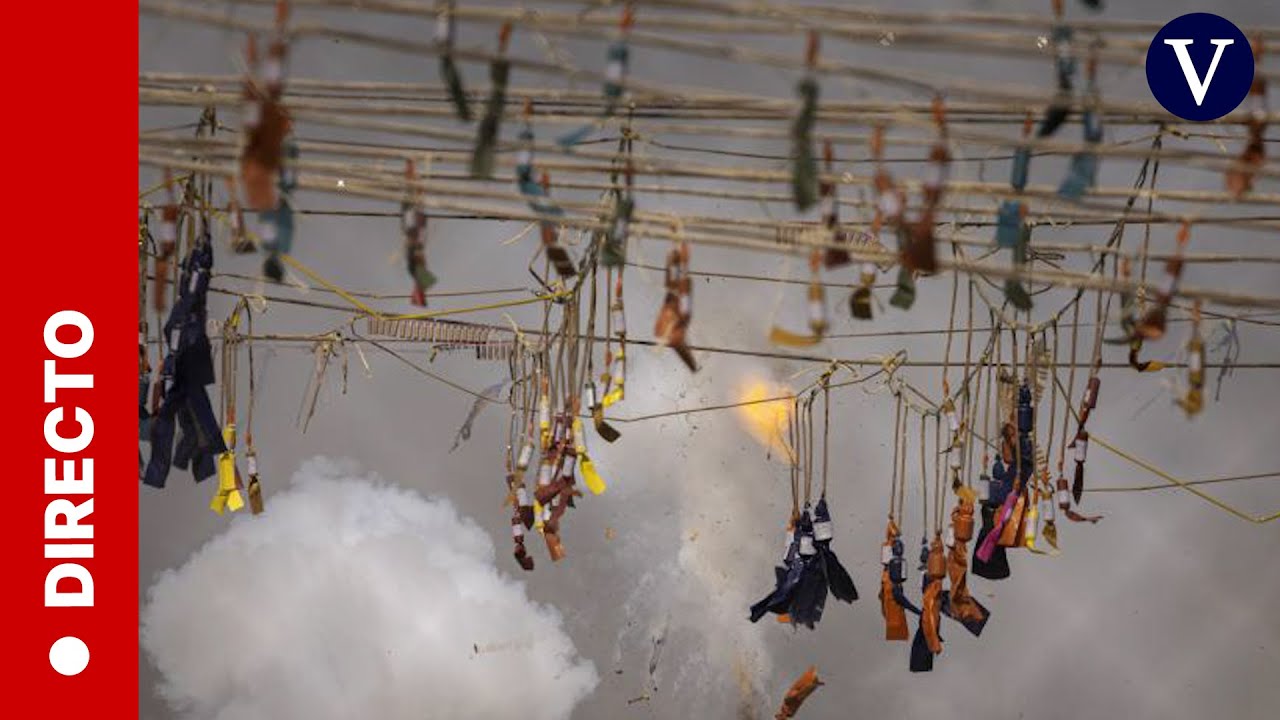 El vídeo de la primera 'mascletà' de las Fallas de 2024