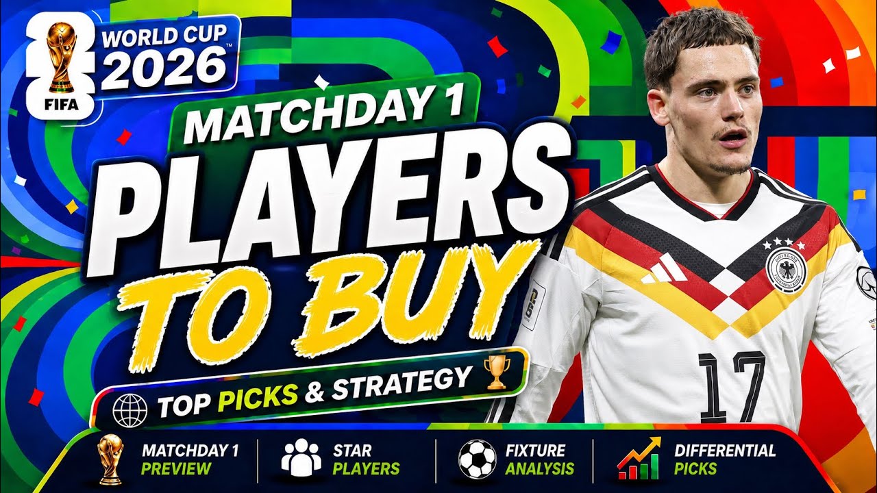 BEST PLAYERS TO BUY FOR MATCHDAY 1 | WORLD CUP FANTASY 2026
