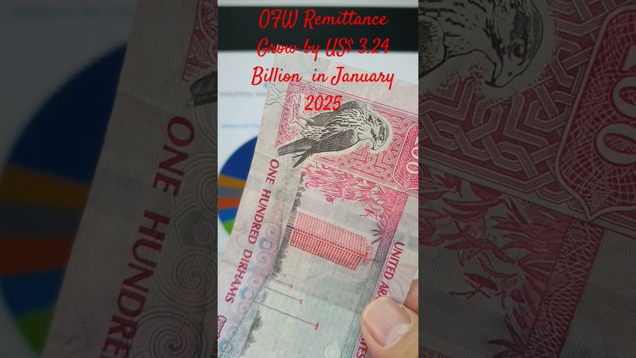 Laki Kawalan Pag Mag Zero Remittance /OFW Remittance Grow by 2.9% to US$ 3.24 Billion in Jan 2025