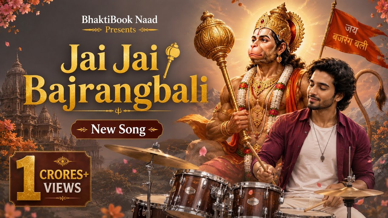 Jai Jai Bajrang Bali 🚩 | Powerful Hanuman Bhakti Song 2026 | BhaktiBook Naad | No Copyright 