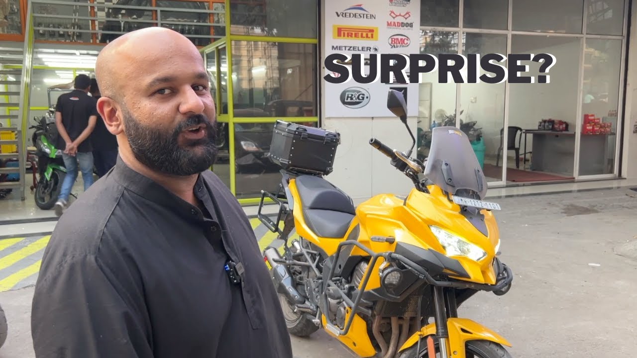 VLOG 116: Bhai ko diya Surprise iss Versys 1000 ke sath 