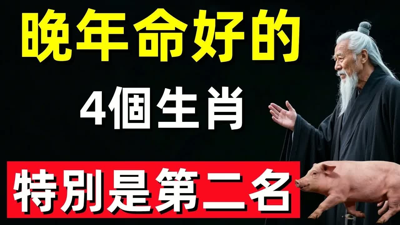 恭喜了！晚年命好的4個生肖！特別是第二名，子女孝順，健康長壽！#修行思維 #修行 #福報 #禪 #道德經 #覺醒 #開悟 #禅修