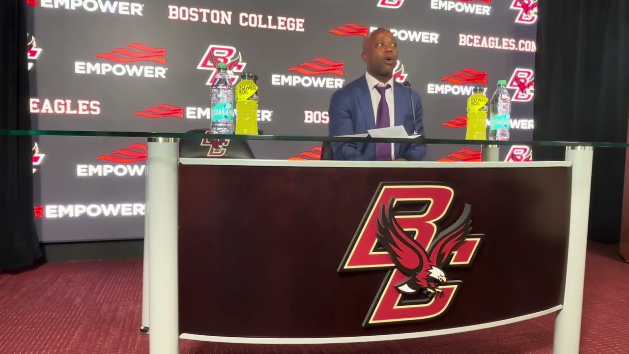 Boston College Men’s Basketball Head Coach Earl Grant After Loss to Stanford 