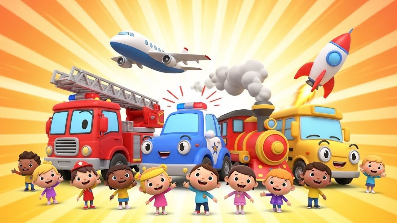 Zoom Zoom 🚗🚀 Vehicle Song | Which Vehicle Is the Fastest? | 3D Cartoon BabyBus Kids Song
