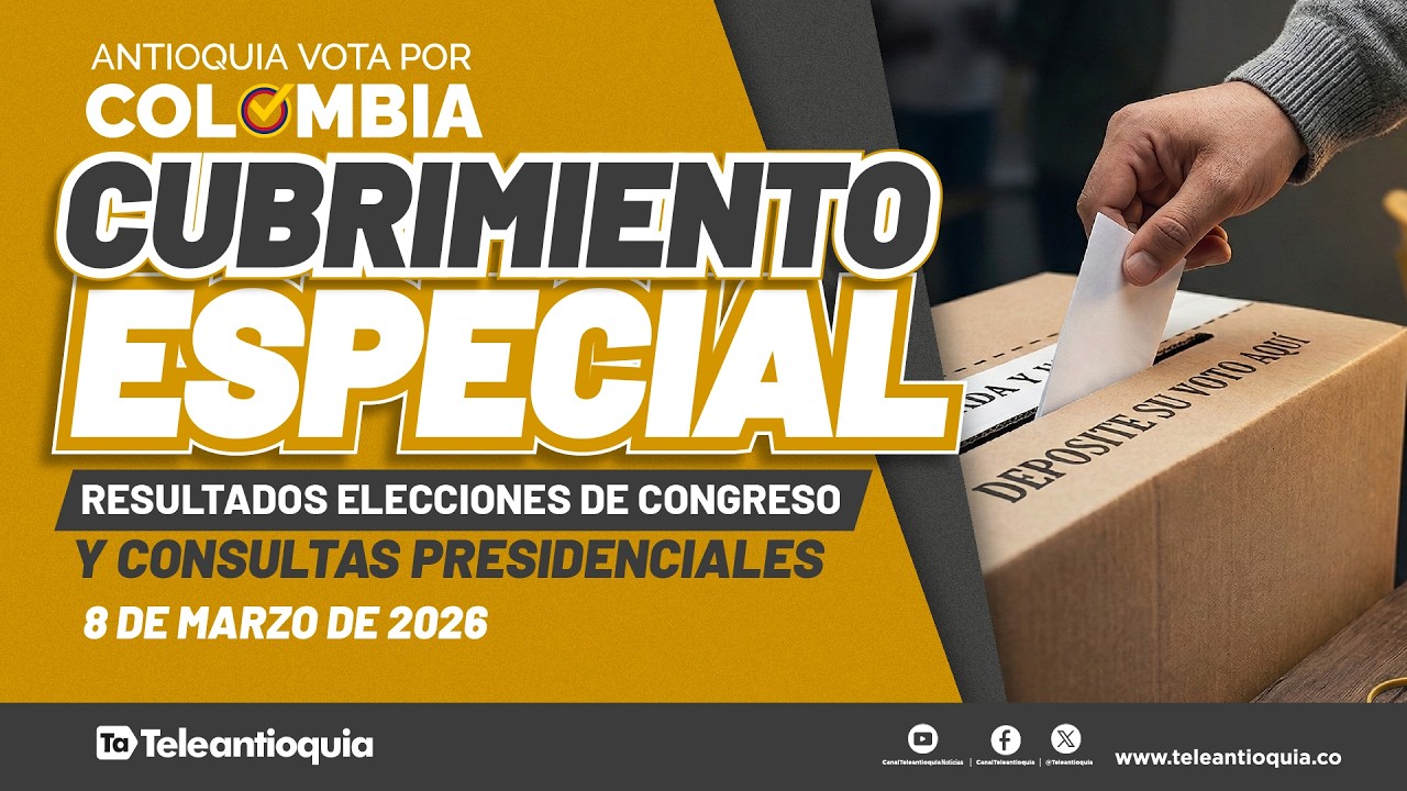 (🔴 En vivo) Análisis y resultados de la jornada electoral | Teleantioquia Noticias