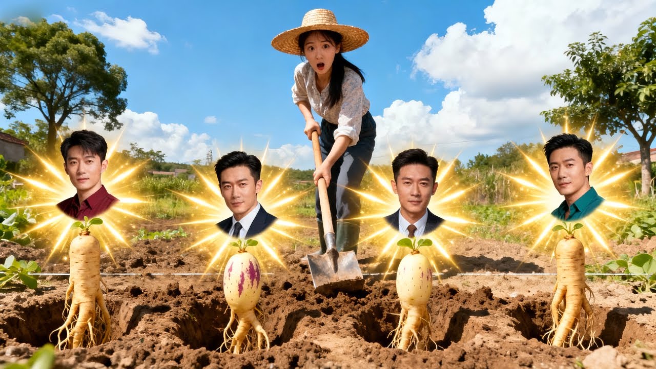 Rural Girl Unearthed 4 Magical Fruits,Which Transformed Into 4CEOs,They Showered Her With Affection！