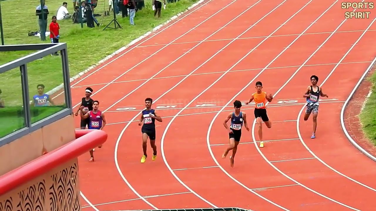 100m Final U14 boys in CBSE National athletics meet ​ #trending​ #nationalathletics #100m