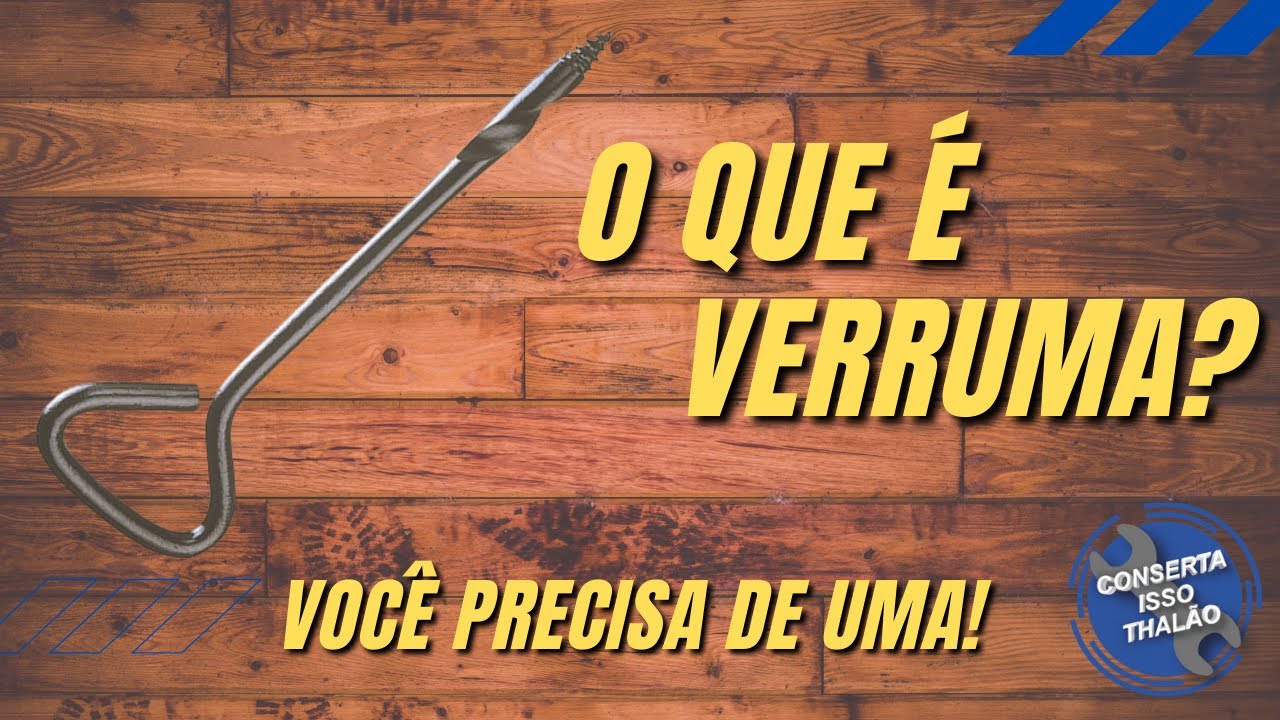 Furo em madeira sem máquina? Conheça a Verruma - Broca manual