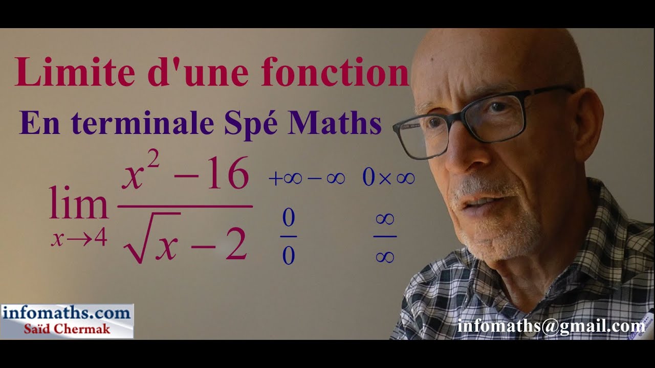 LIMITES DE FONCTIONS EN TERMINALE SPÉ MATHS