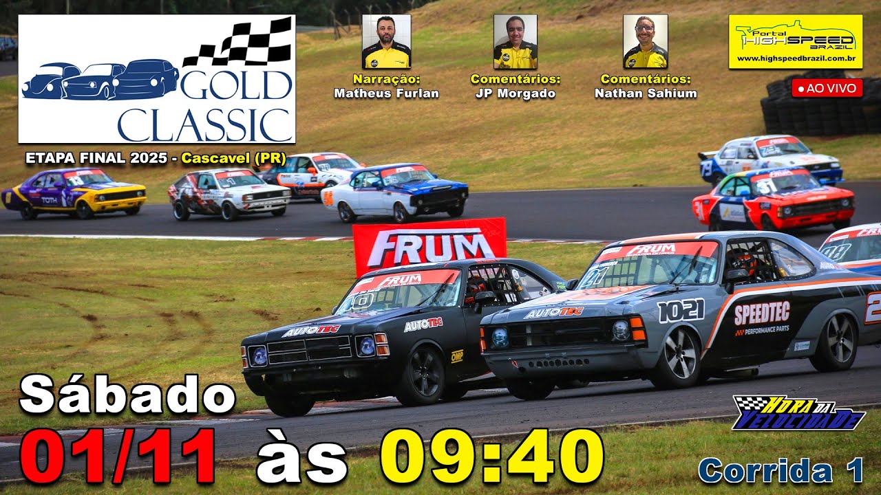 🔴 COPA FRUM GOLD CLASSIC | Corrida 1 | Grande Final 2025 | Cascavel (PR) | AO VIVO