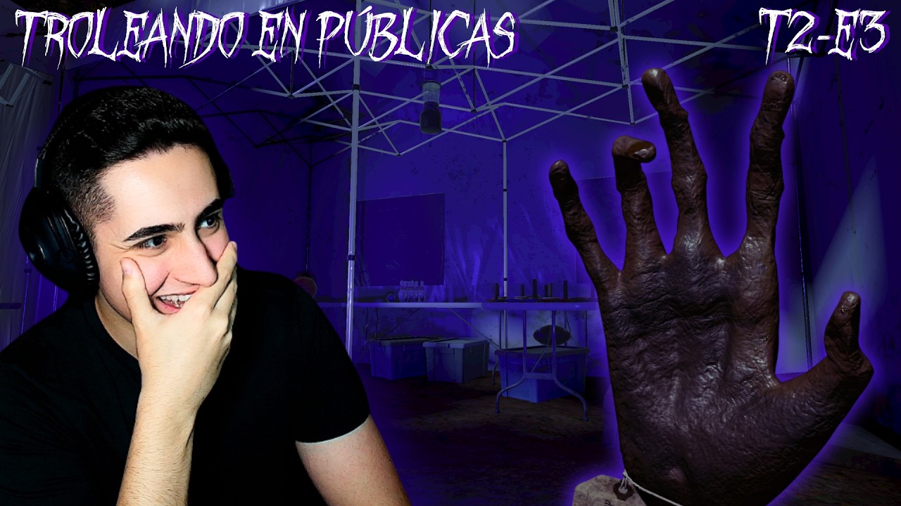 EL NIÑO ESTÁ ENDEMONIADO!! 😈 | TROLEANDO EN PÚBLICAS T2-E3🤣| PHASMOPHOBIA👻