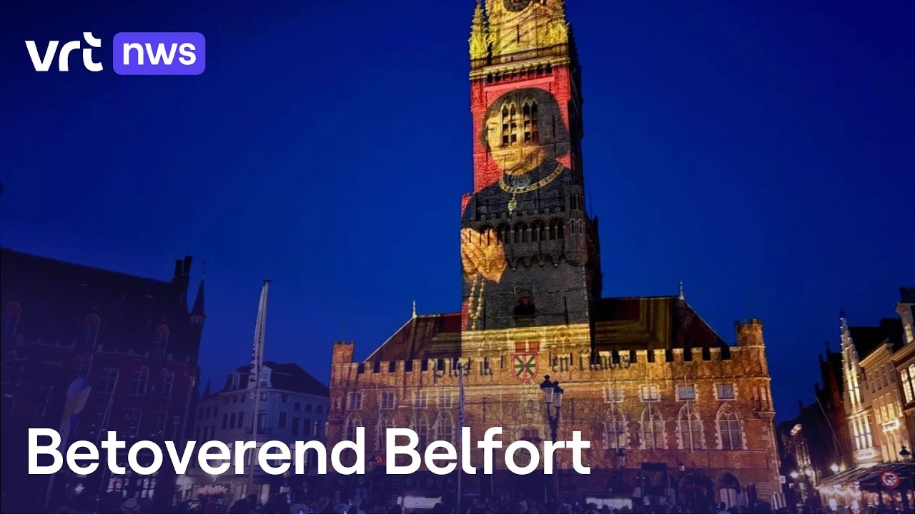 Eerste voorstelling van 'Het Belfort Vertelt' in Brugge druk bijgewoond