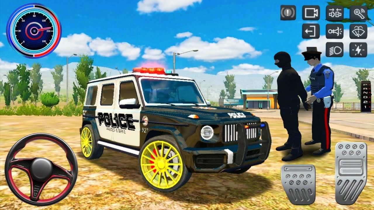 محاكي ألقياده سيارات شرطة العاب شرطة Police Simulator Sabia Gaming  #العاب_سيارات