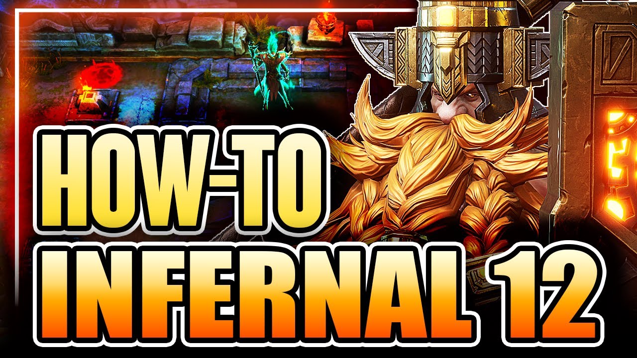 FACTION TRIALS: INFERNAL Stage 12 Walkthrough - BEST STRATEGY - Epic Lord ⁂ Watcher of Realms