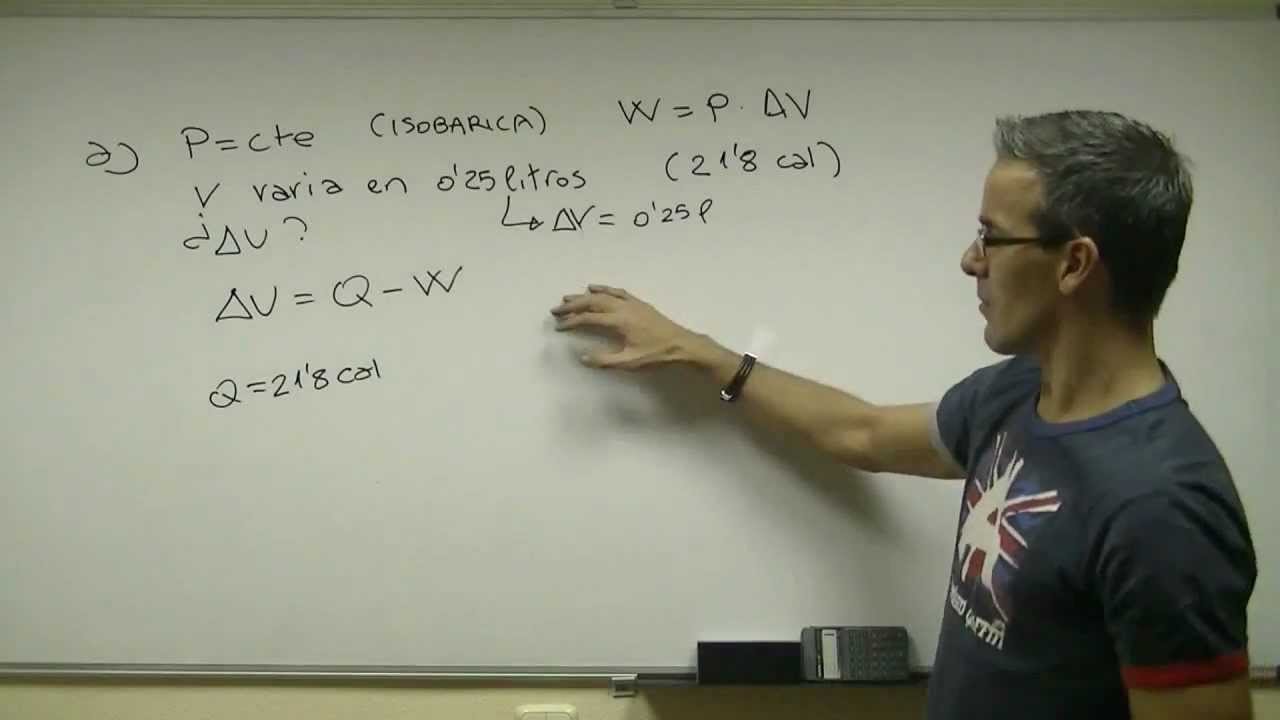 Transformacion ISOBARICA 01 termodinamica TECNOLOGIA
