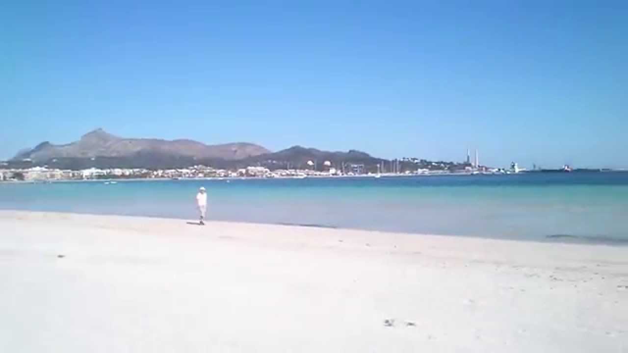 погода на майорке в марте ,8 марта 2014 пляж port Alcudia