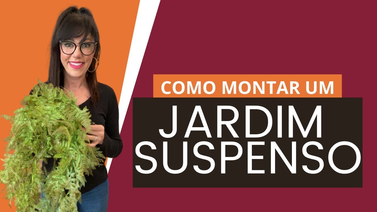 COMO FAZER um JARDIM SUSPENSO em CASA de forma FÁCIL!