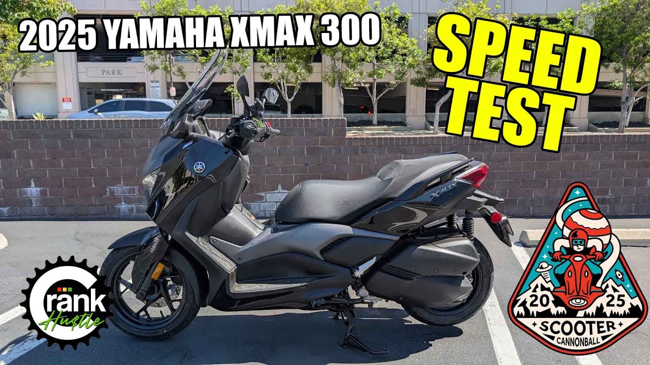 Speed Test On 2025 Yamaha Xmax 300