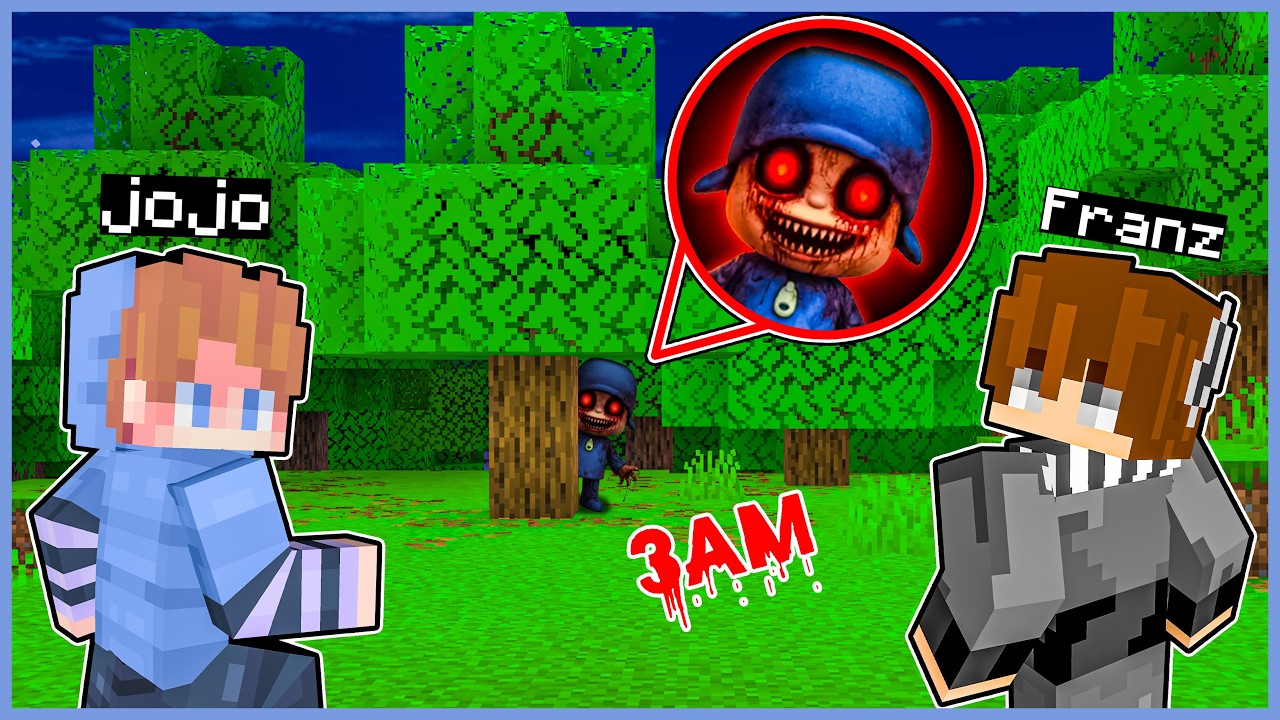 JOJO & FRANZ MELIHAT PENAMPAKAN POCOYO JAHAT di MINECRAFT